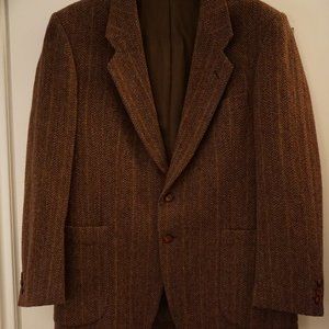 Men's burgundy sports jacket